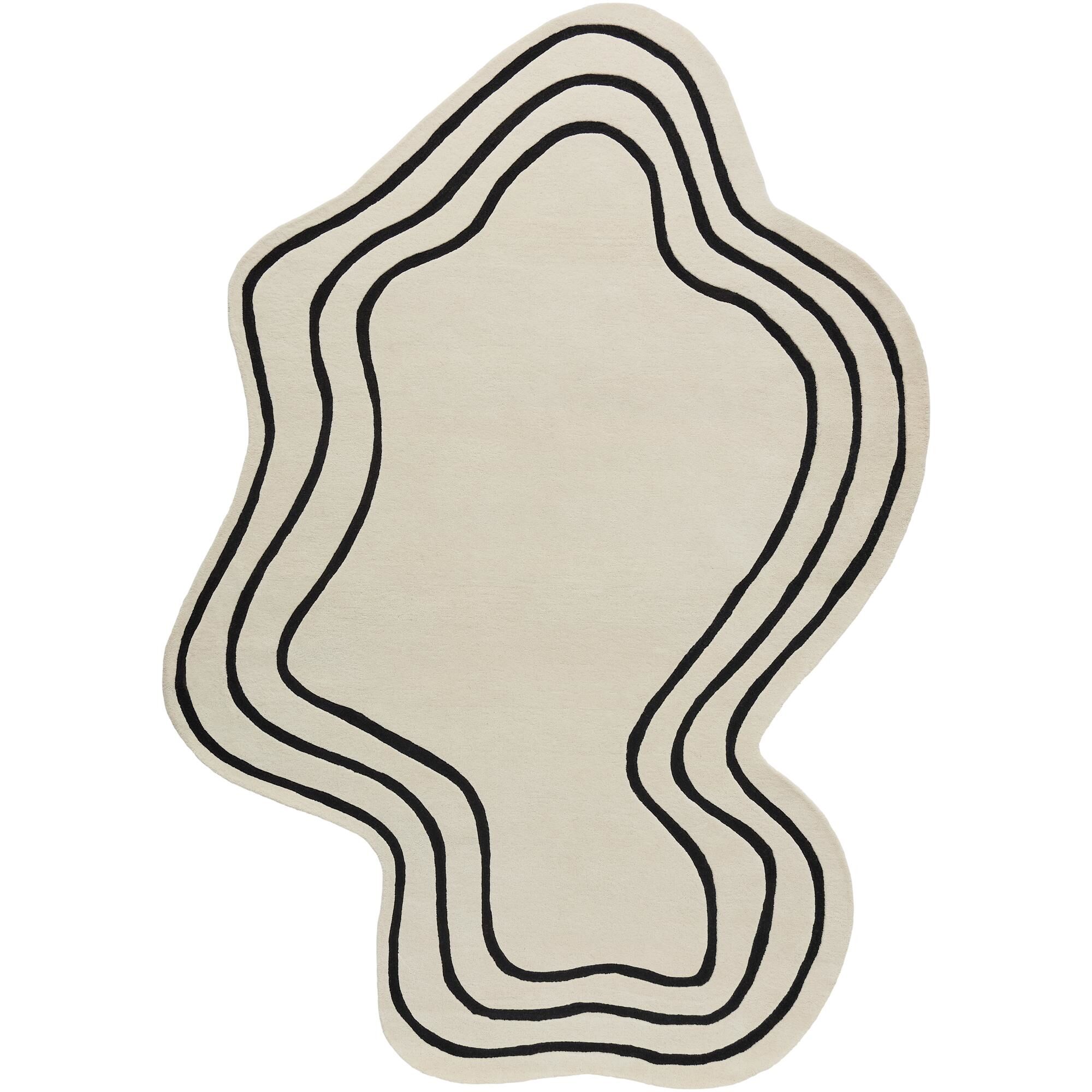 Curve Tapis 250x350 Blanc Cassé