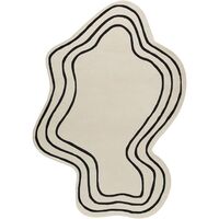 Curve Teppich 300x400 Off-White