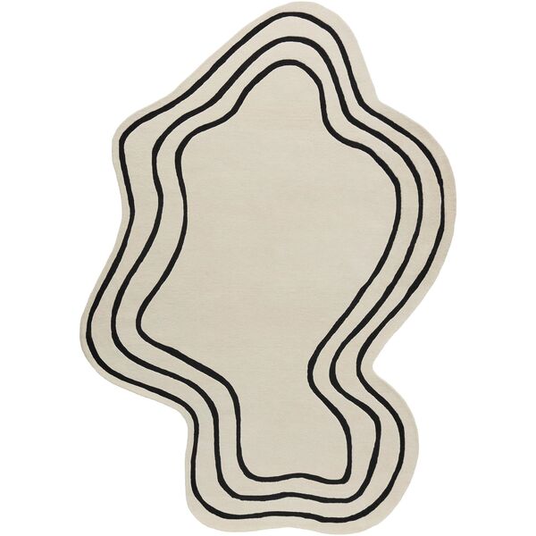 Curve Rug 300x400 Off-White