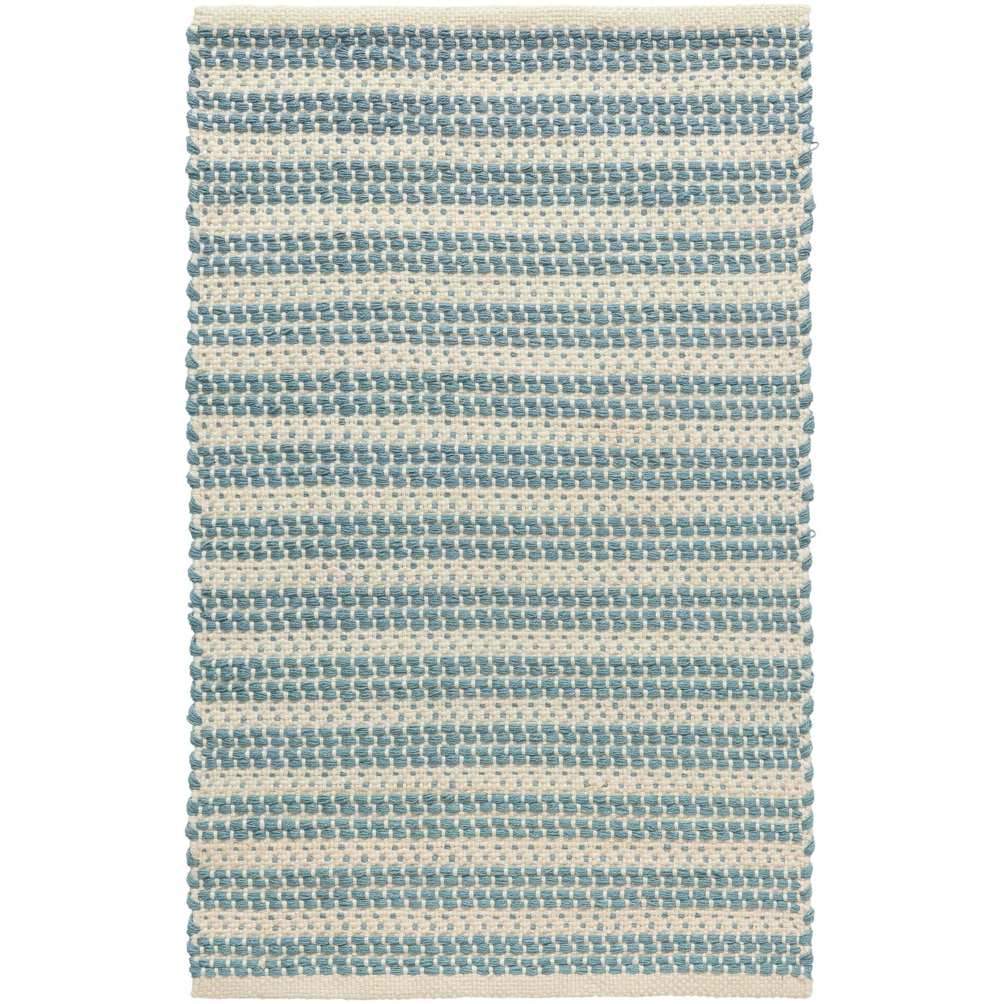 Dune Tapis 60x90 Bleu poudré/Blanc Cassé
