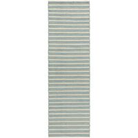 Dune Måtte 75x250 Dusty Blue/Off White
