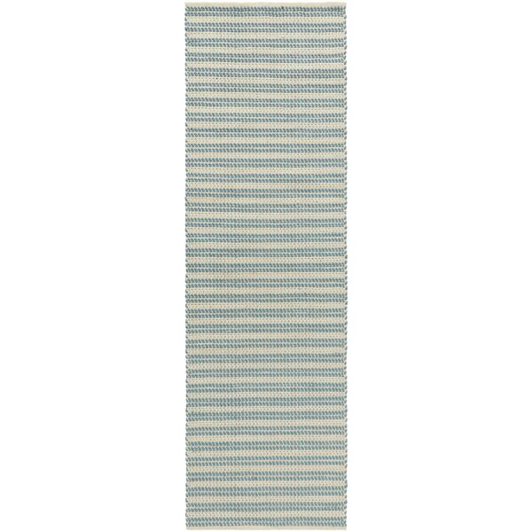 Dune Mat 75x250 Dusty Blue/Off-White