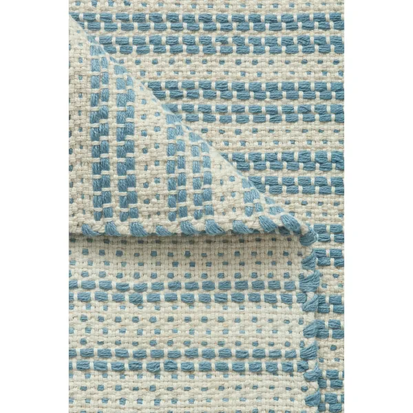 Dune Teppich 200x300 Staubblau/Off-White