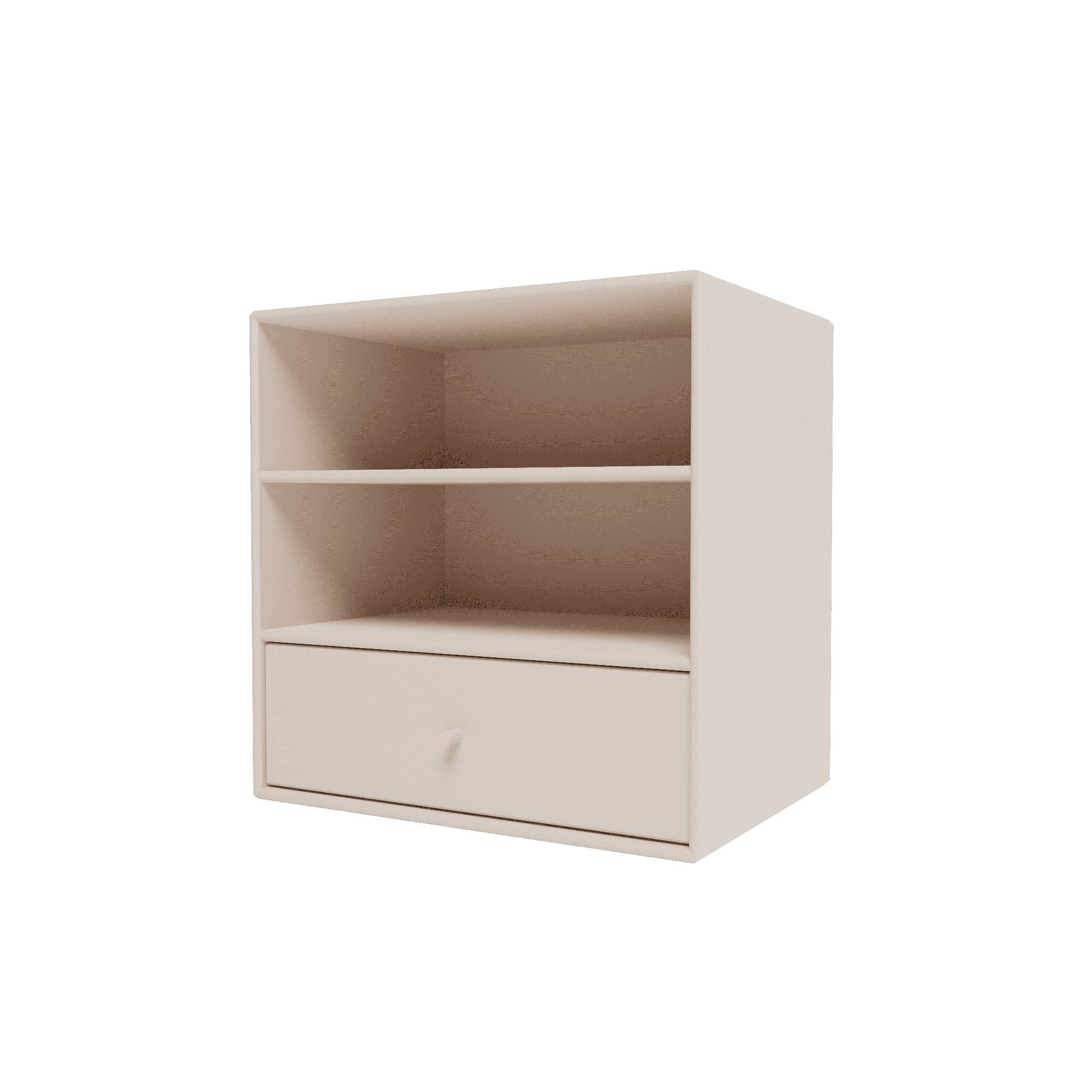 Mini 1005 Bücherregal mit Schublade 168-Clay