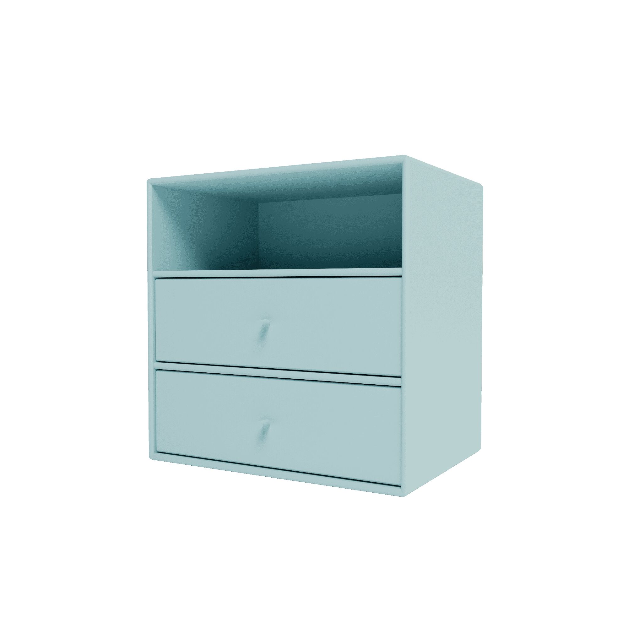 Mini 1006 Bücherregal mit 2 Schubladen 148-Flint