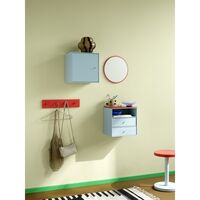 Mini 1006 Bookcase With 2 Drawers 148-Flint