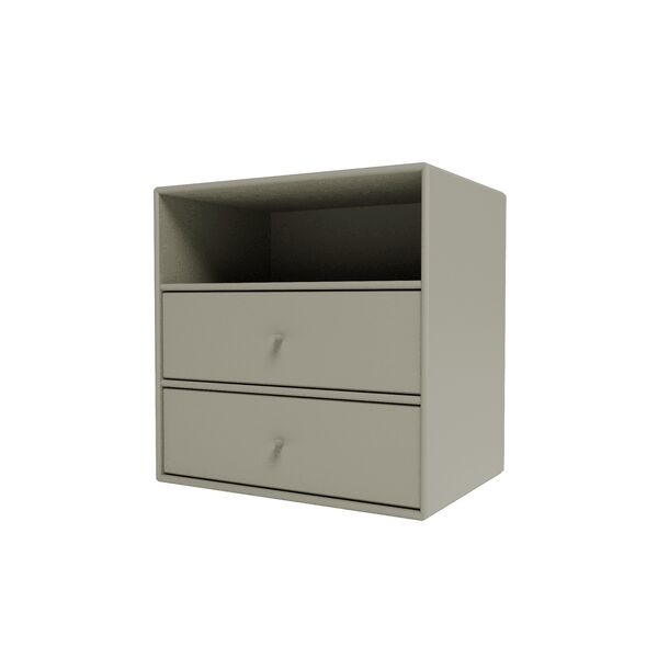 Mini 1006 Bücherregal mit 2 Schubladen 144-Fenchel