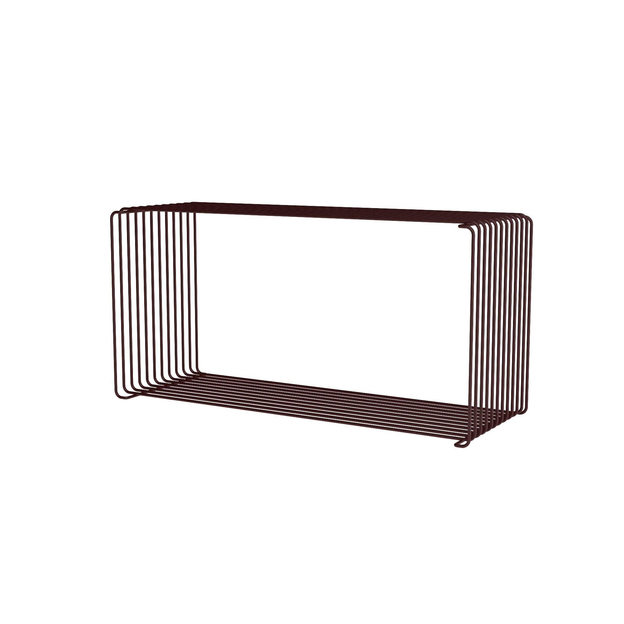 Étagère Extensible Panton Wire 07 - Noir et Rouge 70 cm x 25,7 cm