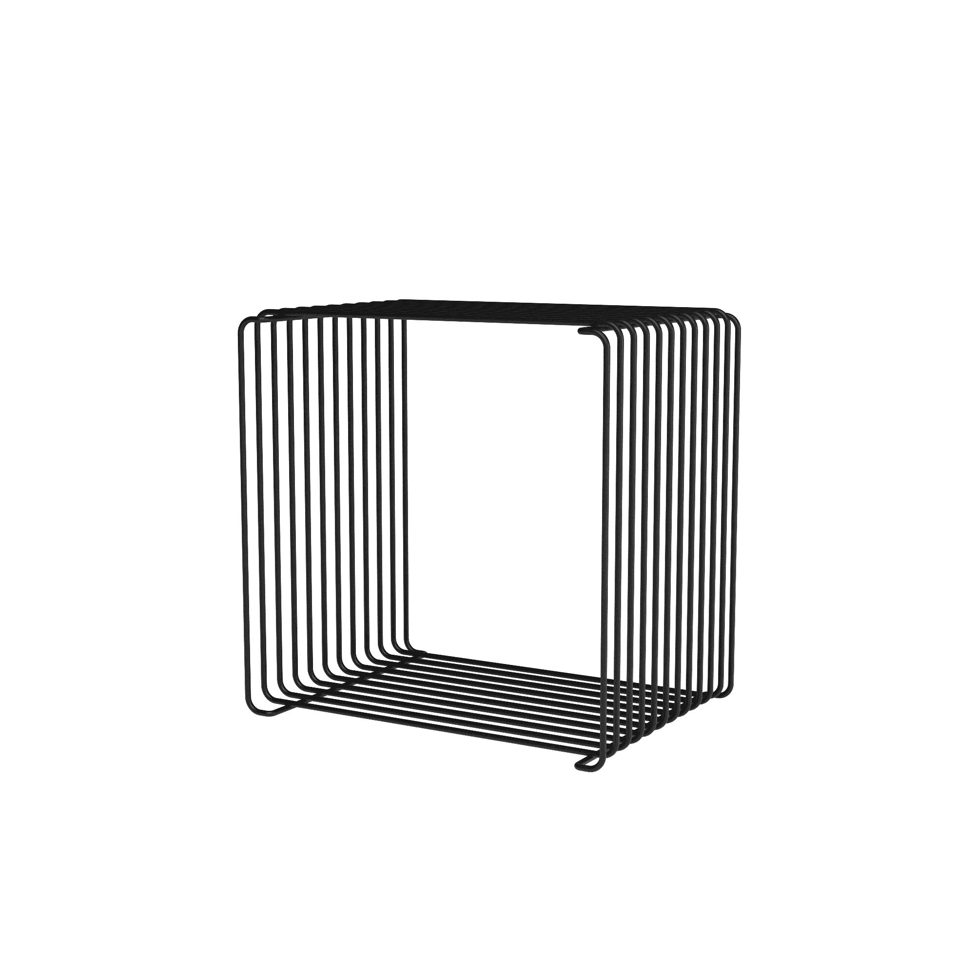 Étagère Simple en Fil Métallique Panton 05-Noir 34,8 cm x 25,7 cm