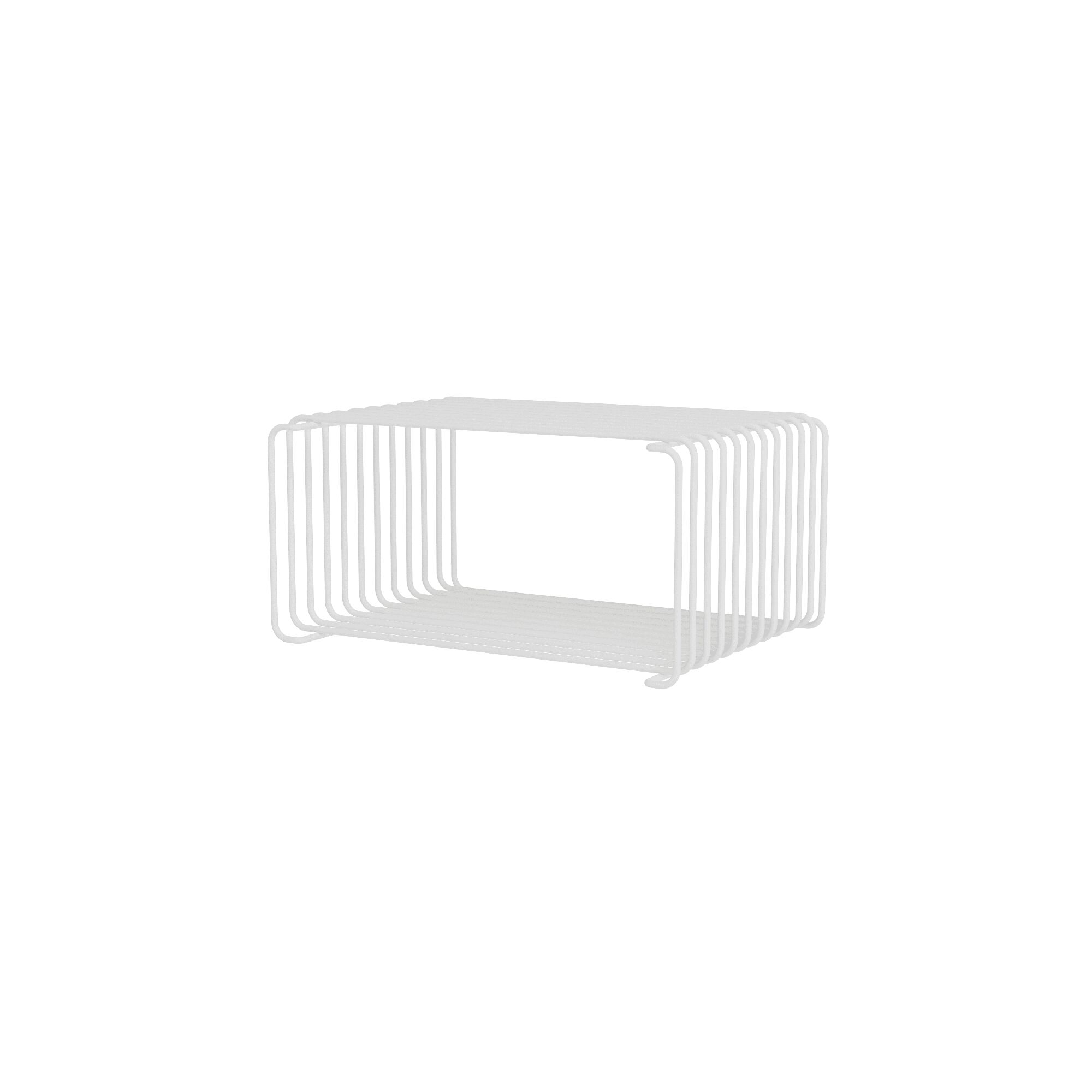 Bibliothèque Panton Wire Demi-hauteur 38-Snow 17,2 cm x 25,7 cm