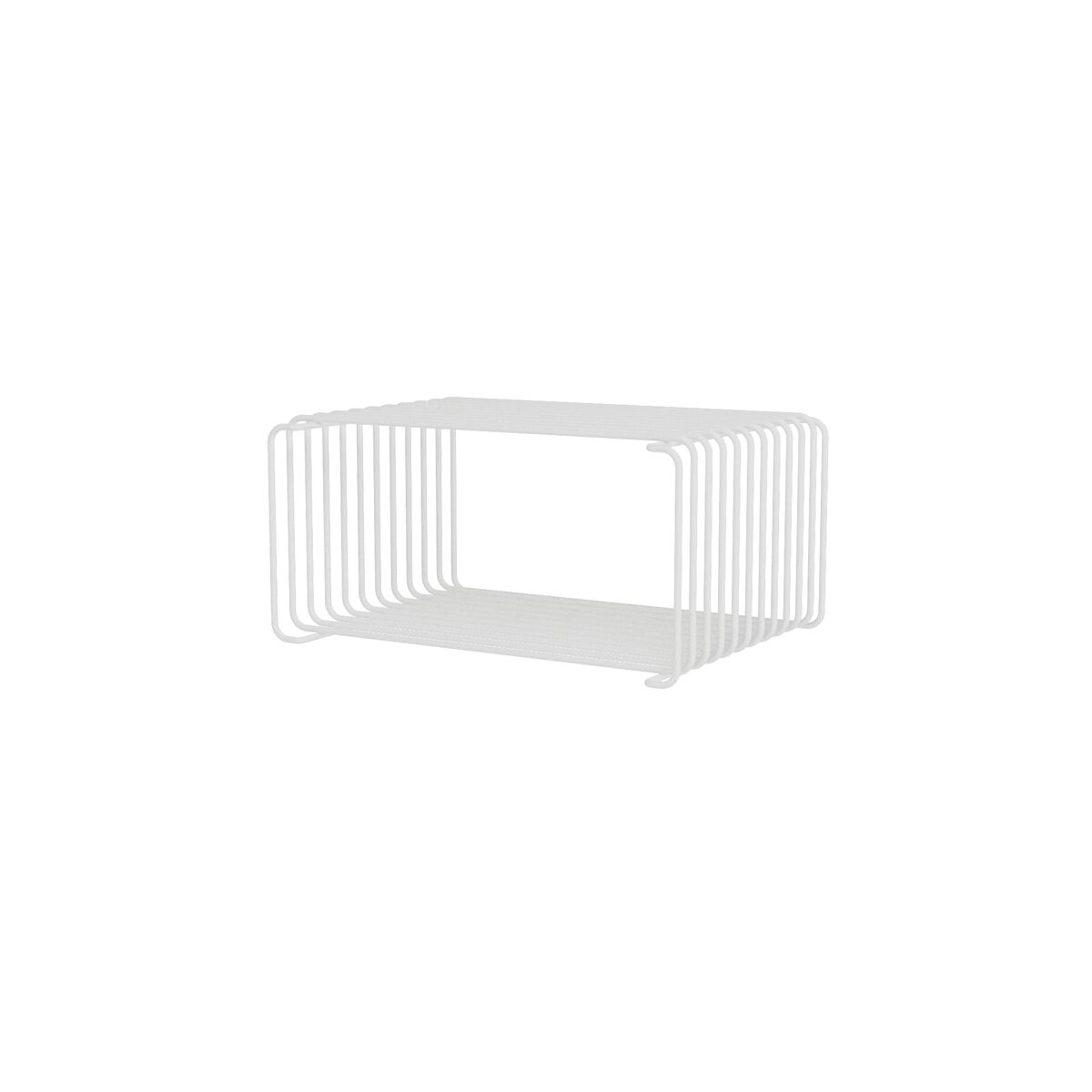 Libreria Panton Wire A Mezza Altezza 38-Snow 17,2 cm x 25,7 cm