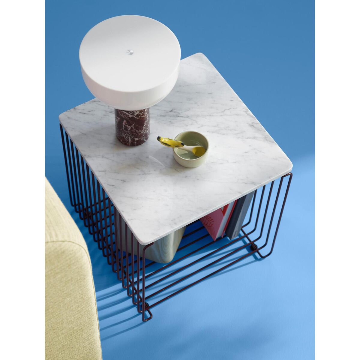 Panton Draht-Deckplatte 145-Rosenblume 34,8 cm x 25,7 cm