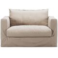 Le Grand Air Nou Love Seat Armchair Beige