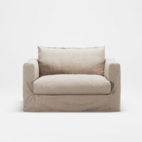 Le Grand Air Nou Love Seat Armchair Beige