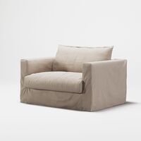 Le Grand Air Nou Love Seat Armchair Beige