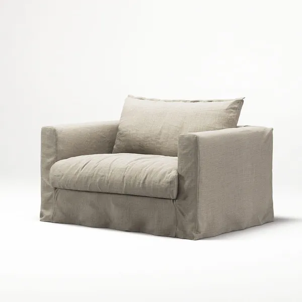Le Grand Air Nou Love Seat Sessel Natural Blonde