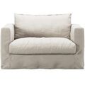 Le Grand Air Nou Love Seat Armchair Cream White