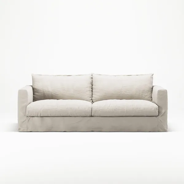Le Grand Air Nou 3-Seater Sofa Cream White