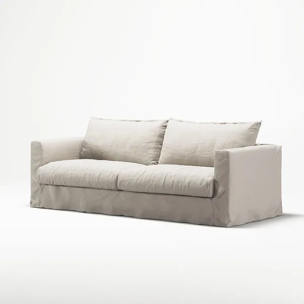 Le Grand Air Nou 3-Seater Sofa Cream White