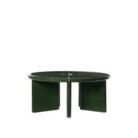 x Utzon Can Lis Deya Couchtisch Ø80 Dunkelgrün