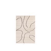 Gesso Rug 140x200 Off White/Dark Fig