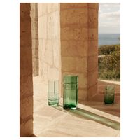 x Utzon Can Lis Muro Vase H23 Recycled Green