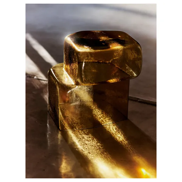Oscil Sculpture Recycled Amber