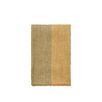 Pila Linen Rug 120x170 Khaki/Aged Gold