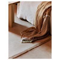 Pila Linen Rug 120x170 Khaki/Aged Gold