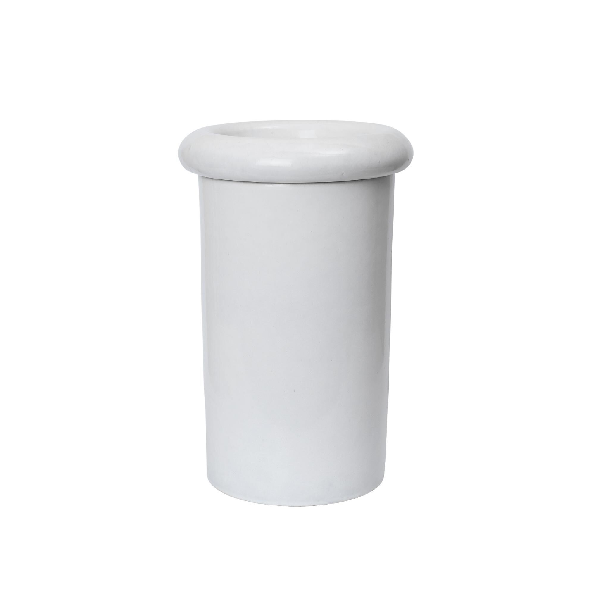 Pot de Fleurs Rollo H46 de Blanc