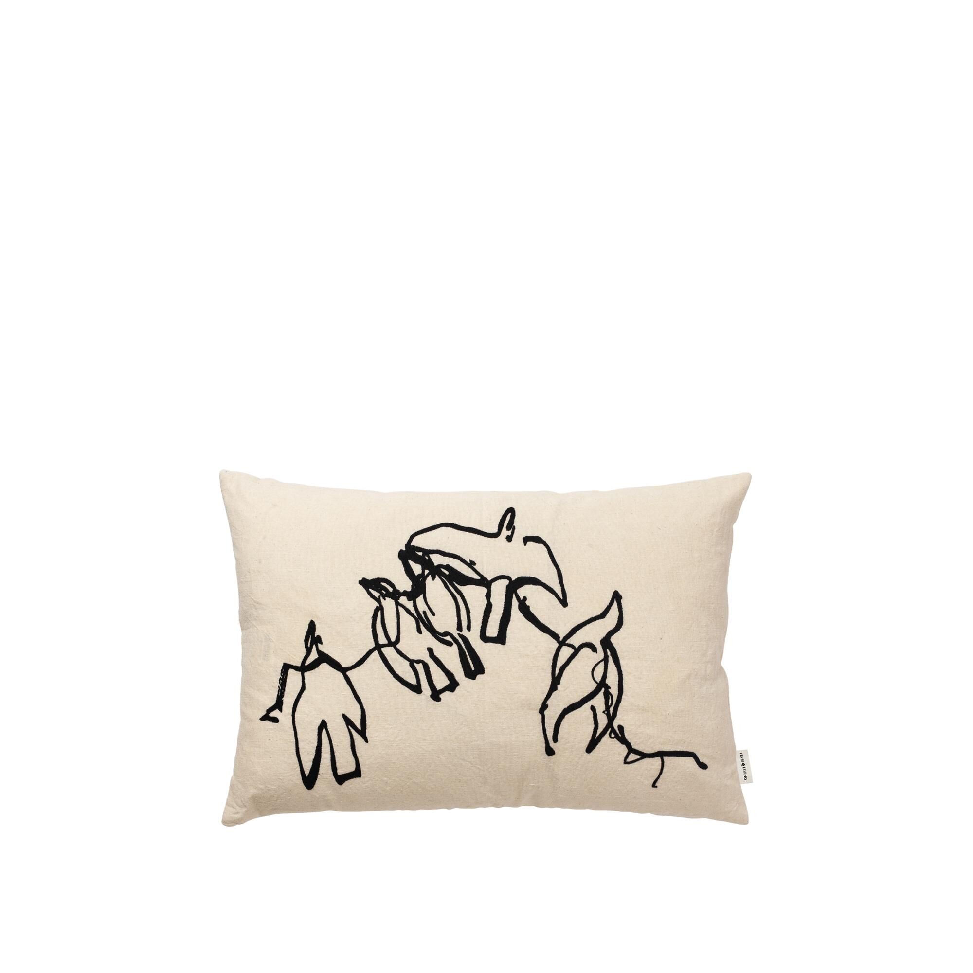 x Utzon Can Lis Vuelo Pute 40x60 Naturfarget