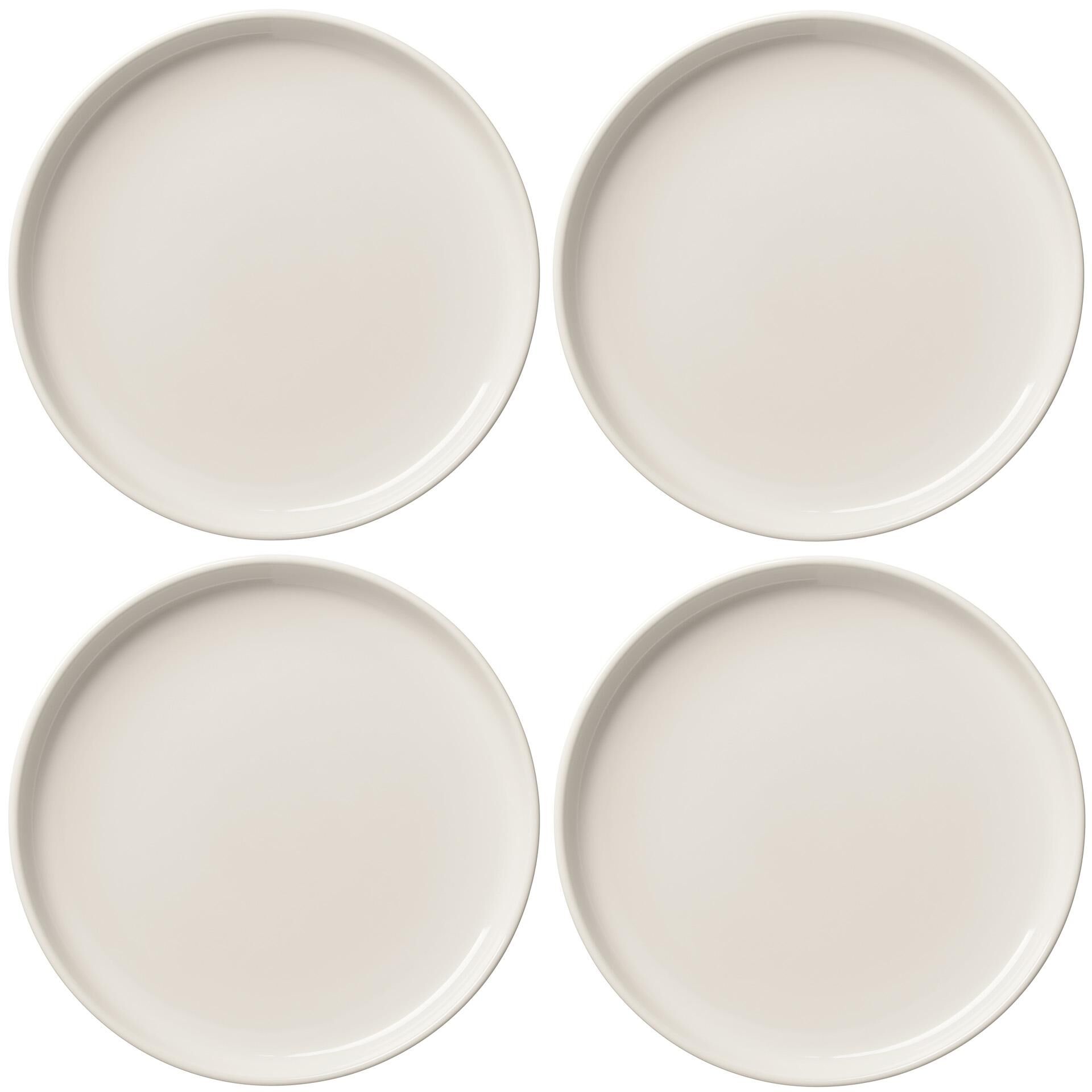 BON Assiette 22 Lot de 4 Ivoire