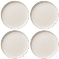 BON Teller 22 Set Aus 4 Elfenbein