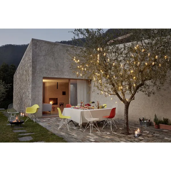 Eames Plastic RE DAR Dining Chair Zitrone/ Weiß