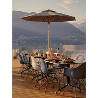 Eames Plastic RE DAR Dining Chair Zitrone/ Weiß