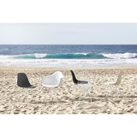 Eames Plastic RE DAR Dining Chair Zitrone/ Weiß