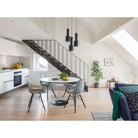 Eames Plastic RE DAR Dining Chair Zitrone/ Weiß