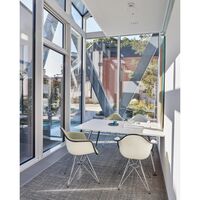 Eames Plastic RE DAR Dining Chair Zitrone/ Weiß