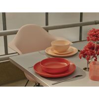 Eames Plastic RE DAR Dining Chair Zitrone/ Weiß