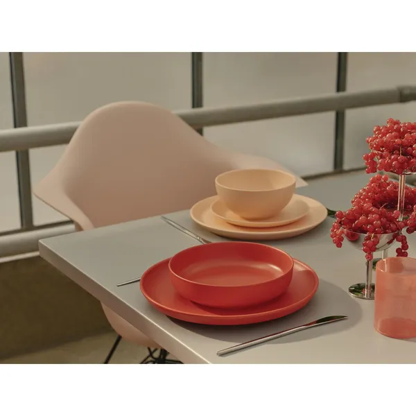 Eames Plastic RE DAR Dining Chair Zitrone/ Weiß