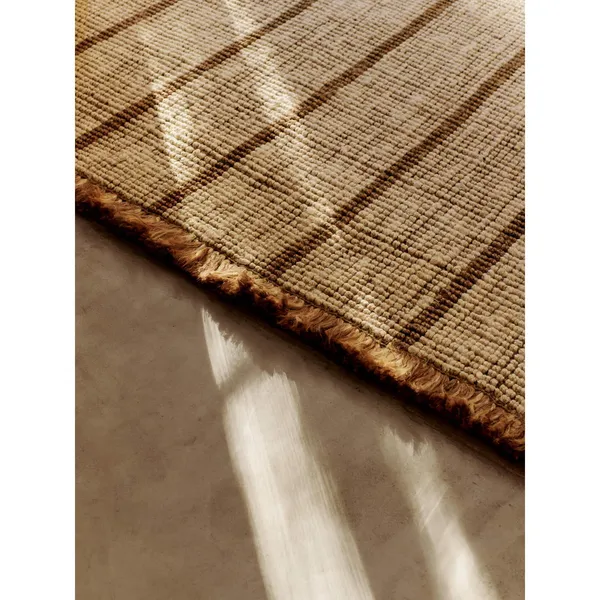 Athens Stripes Vloerkleed 140x200 Naturel/ Gebroken Wit