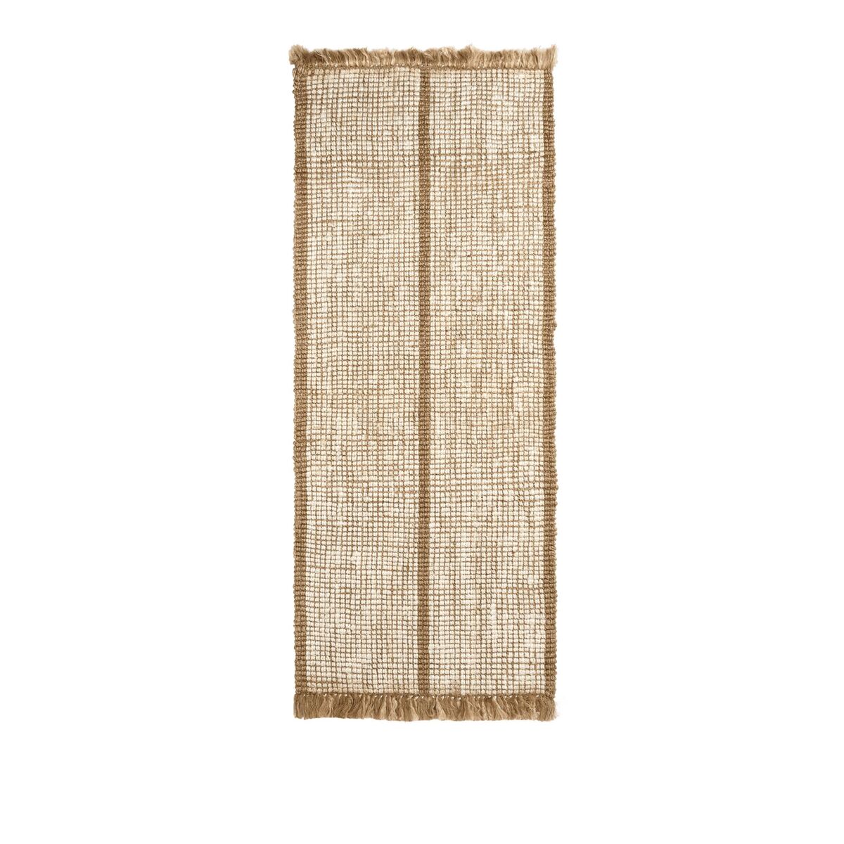 Athens Stripes Gulvtæppe 80x200 Natural/Off White