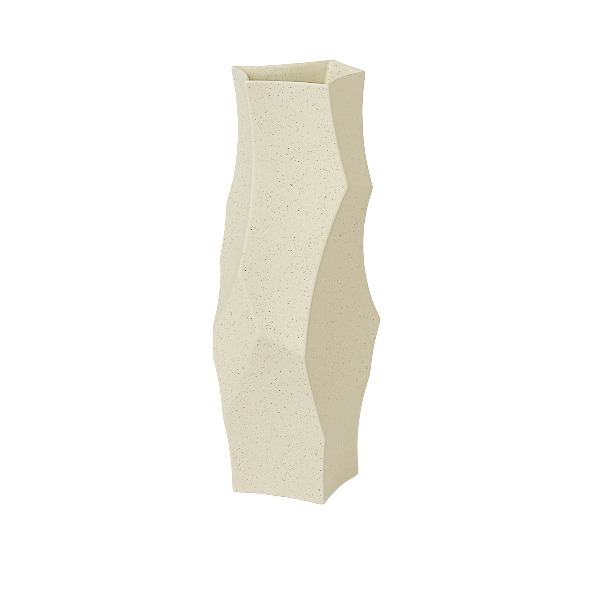 Vase Cueva H37 de Blanc Cassé