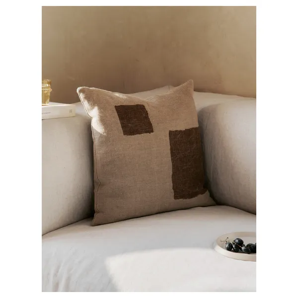 Coussin Oleo 50x50 Naturel/Algue Sucrée