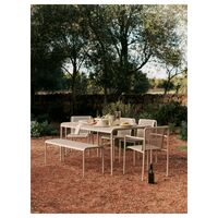 Dapple Eettafel 160x90 Donker Chocolade