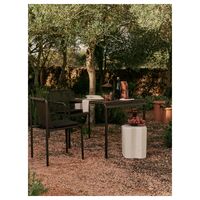 Dapple Outdoor-Tisch 80x80 Dunkle Schokolade