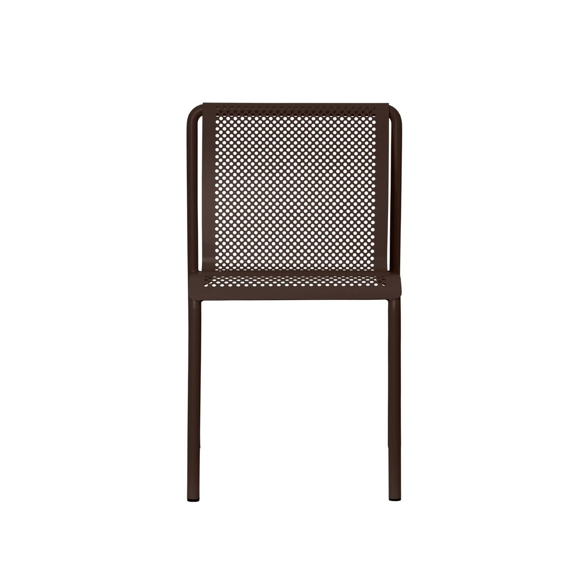 Dapple Outdoor-Stuhl, Dunkle Schokolade