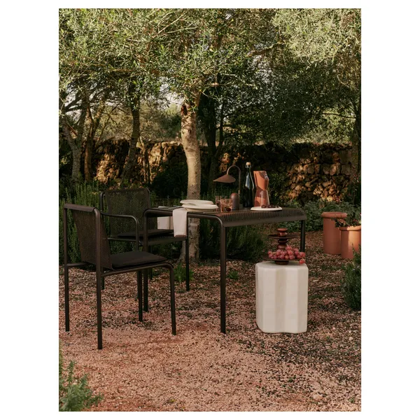 Dapple Outdoor Chair With Armrests Tea Green