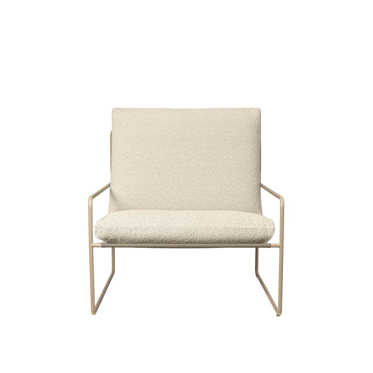 Desert 1-sits Soffa Bouclé/Cashmere/ Naturvit