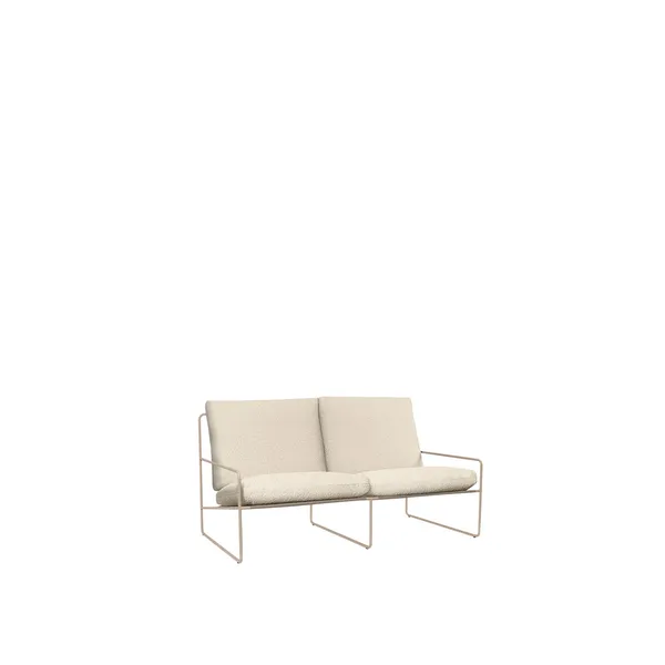 Desert 2-Seater Sofa Bouclé/Cashmere/ Off White